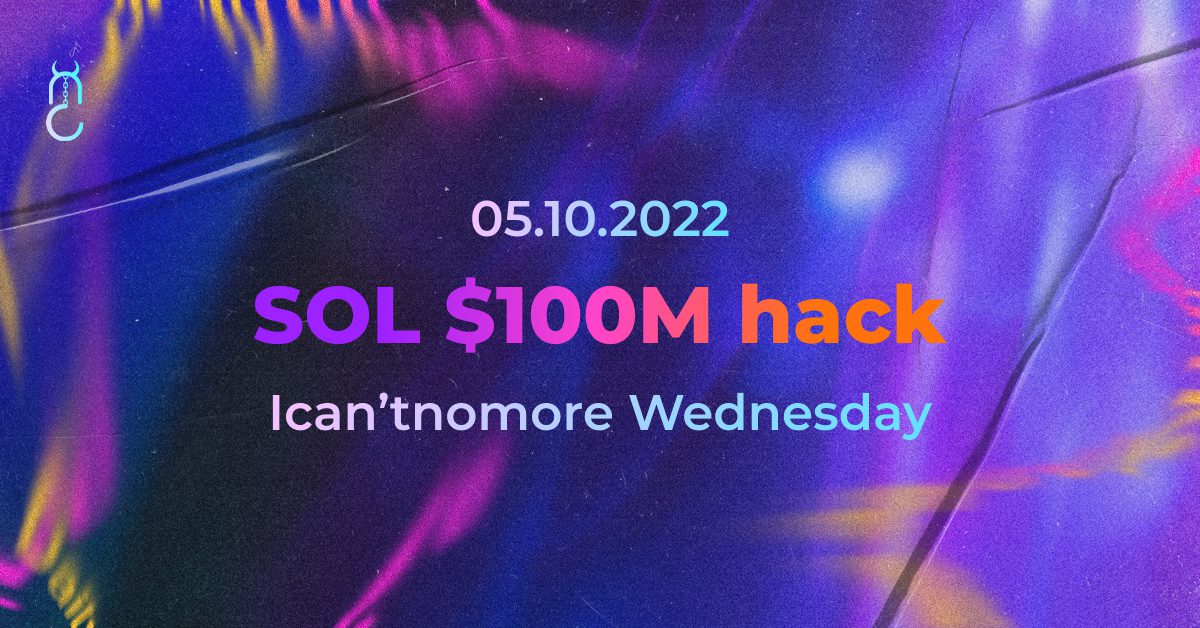 SOLANA’S $100M HACK