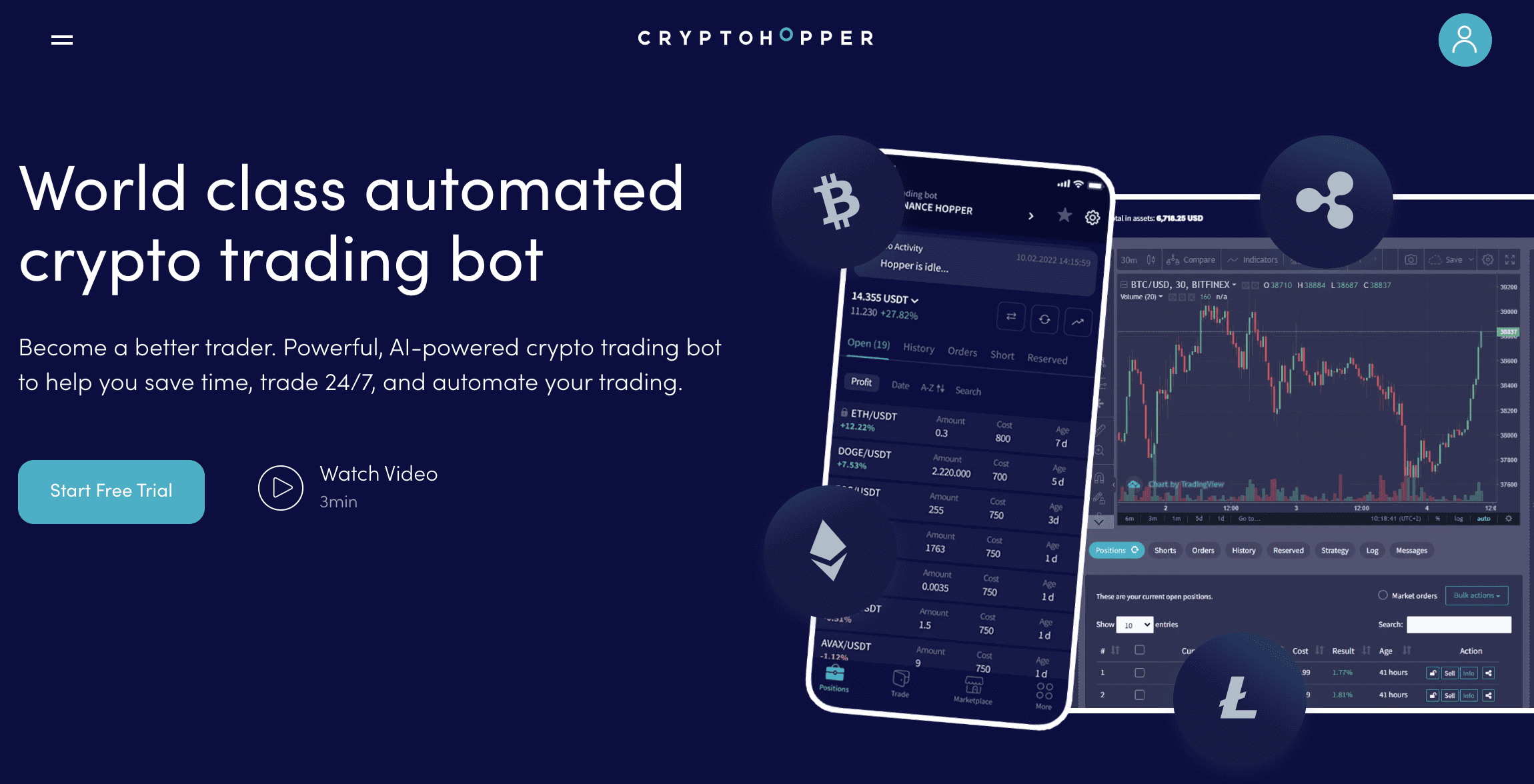 Cryptohopper Crypto Trading Bot