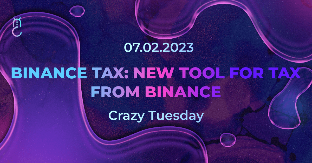 Binance will release a new tool for tax!