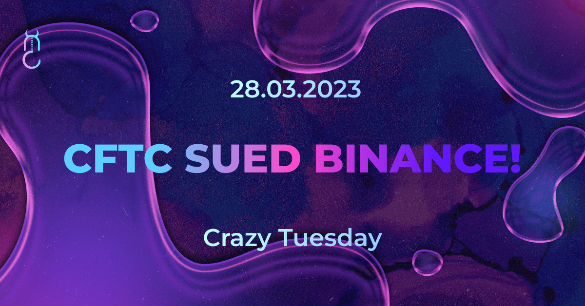 CFTC sues Binance and Changpeng Zhao!