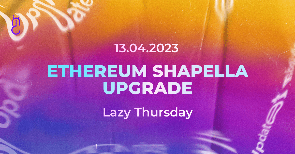 <strong></img>Ethereum Shapella upgrade accomplished</strong>