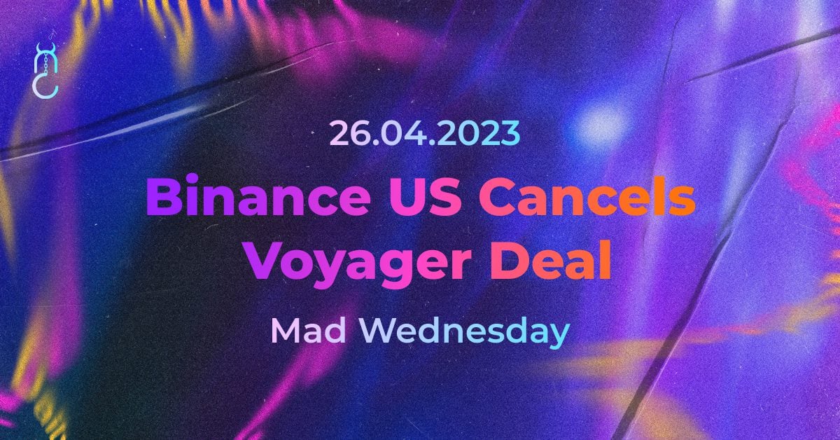 Binance US Cancels Voyager Deal!