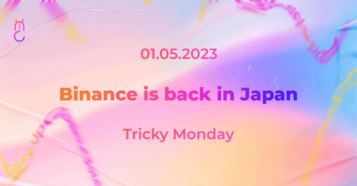 Binance is back in japan