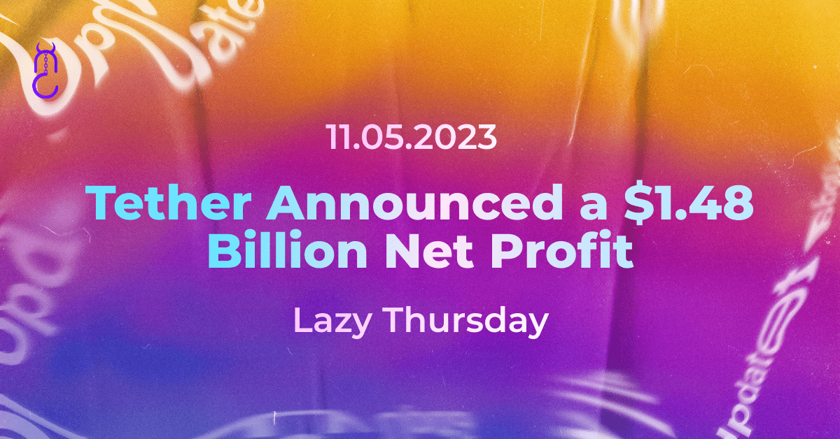 Tether announced a $1.48 billion net profit 