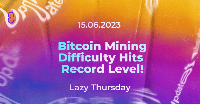 Bitcoin Mining Difficulty Hits Record Level!