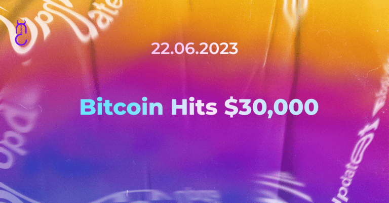 Bitcoin hits $30,000 for the first time since April!