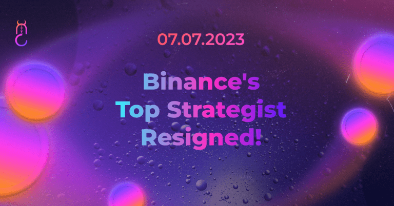 Binance top strategist resigned