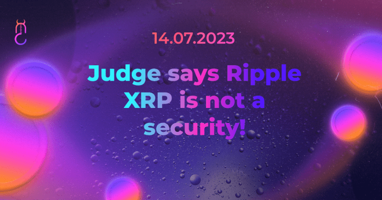 Judge says Ripple XRP is not a security!