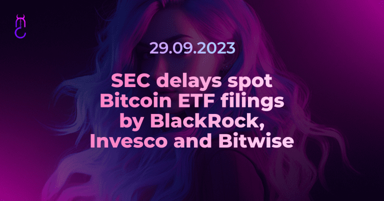 SEC delays spot Bitcoin ETF filings by BlackRock, Invesco and Bitwise