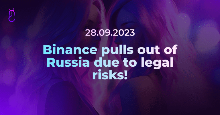 Binance pulls out of Russia due to legal risks