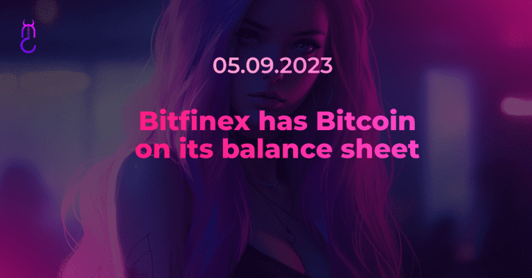 Bitfinex has Bitcoin on its balance sheet