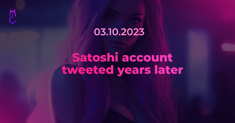 Satoshi’s account, tweeted after 5 years!