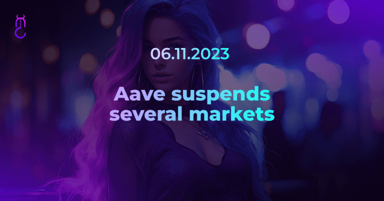 Aave suspends several markets after reports of functional problems