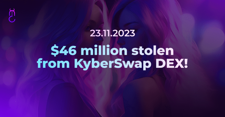 $46 million stolen from KyberSwap DEX!