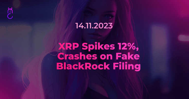 XRP Spikes 12%, Crashes on Fake BlackRock Filing