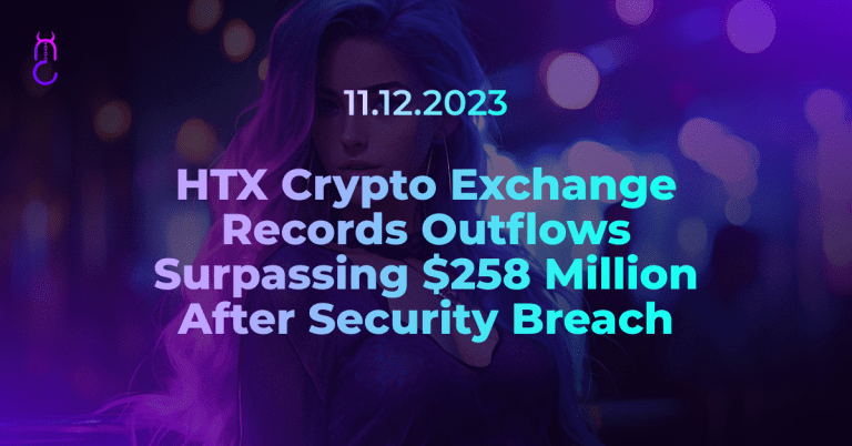 HTX Crypto Exchange Records Outflows Surpassing $258 Million After Security Breach