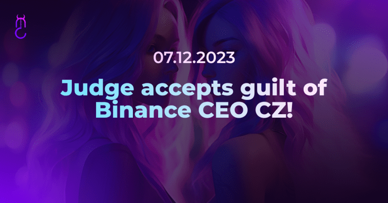 Judge accepts guilt of Binance CEO CZ!