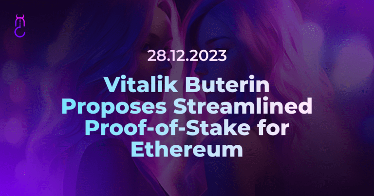 Ethereum Co-Founder Vitalik Buterin Proposes Streamlined Proof-of-Stake for Ethereum